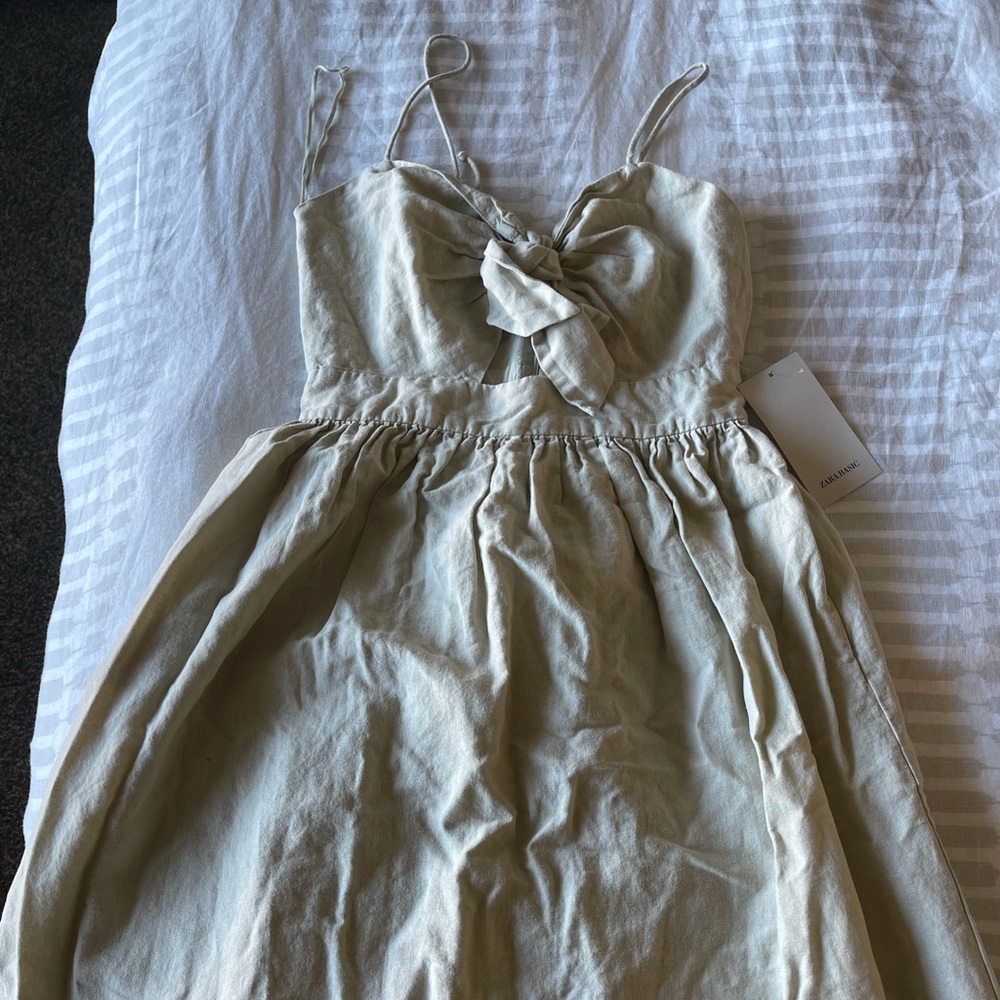 New Flouncy taupe sun dress with tags